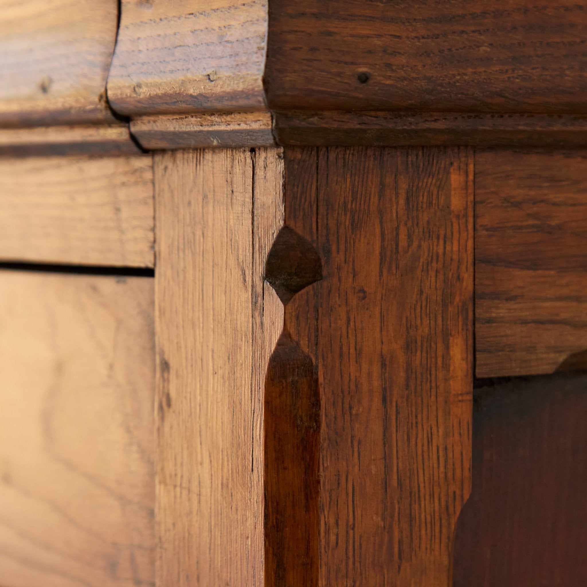 Louis Philippe Walnut Bedside Table - elsie green - furniture