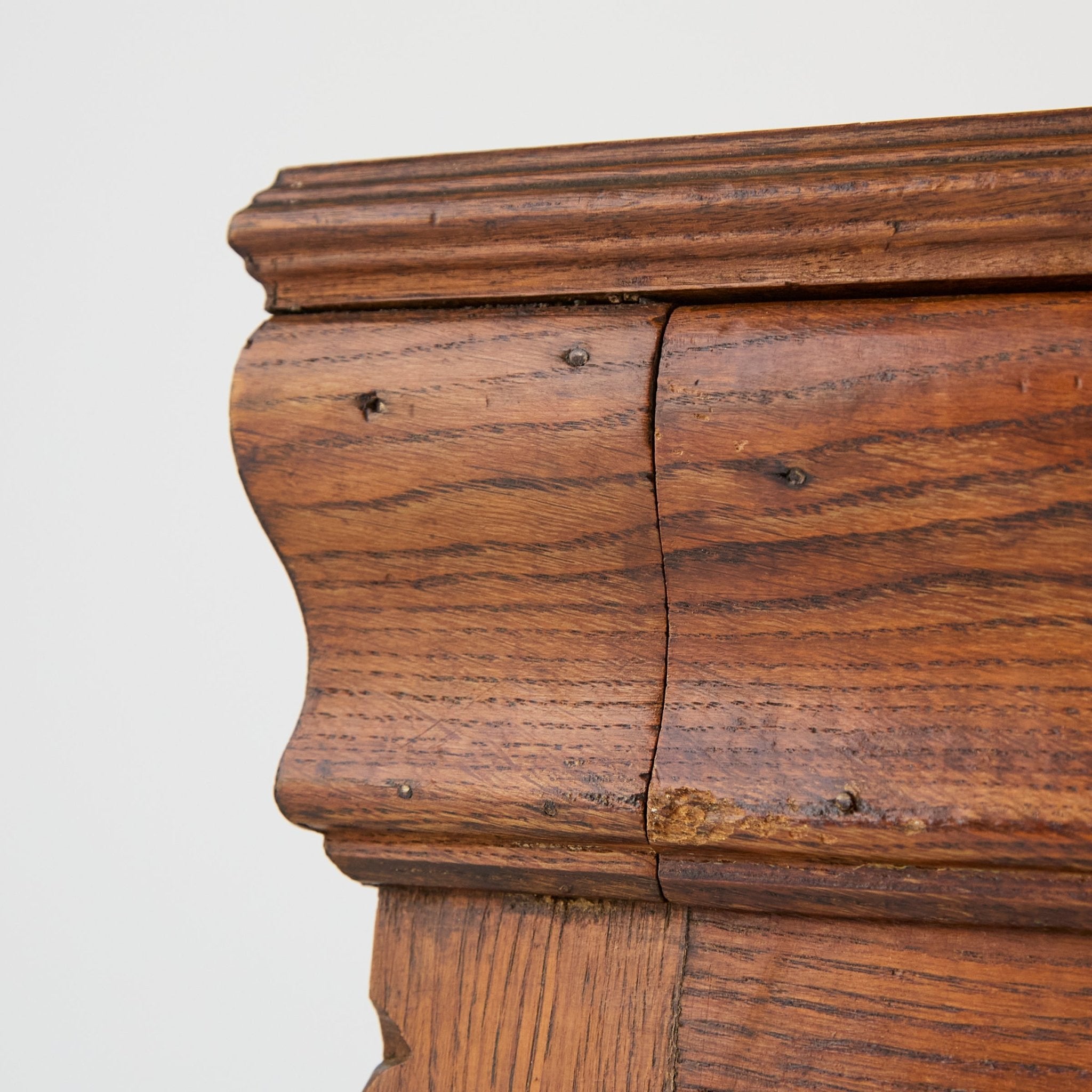 Louis Philippe Walnut Bedside Table - elsie green - furniture