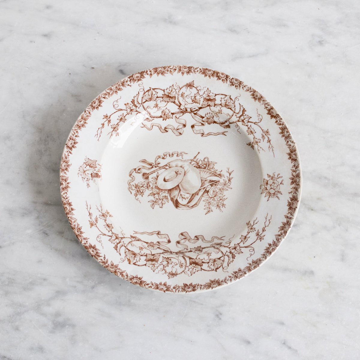 Louis XVI Transferware Soup Bowl Set of 4 - elsie green - The French Kitchen