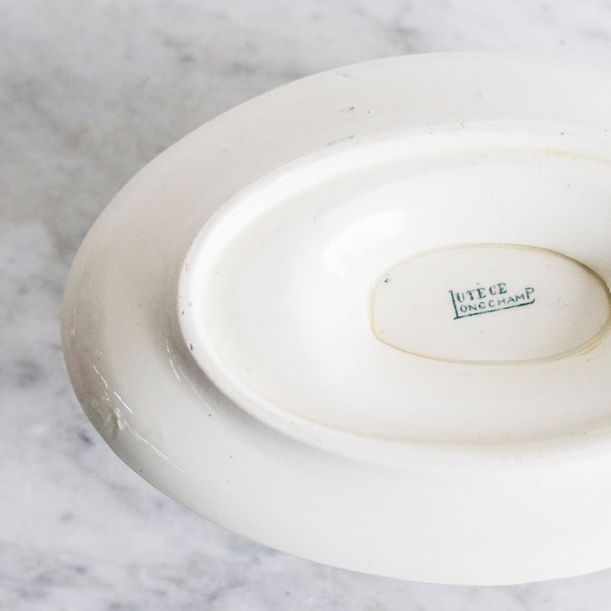 Lutece Transferware Gravy Boat - elsie green - The French Kitchen