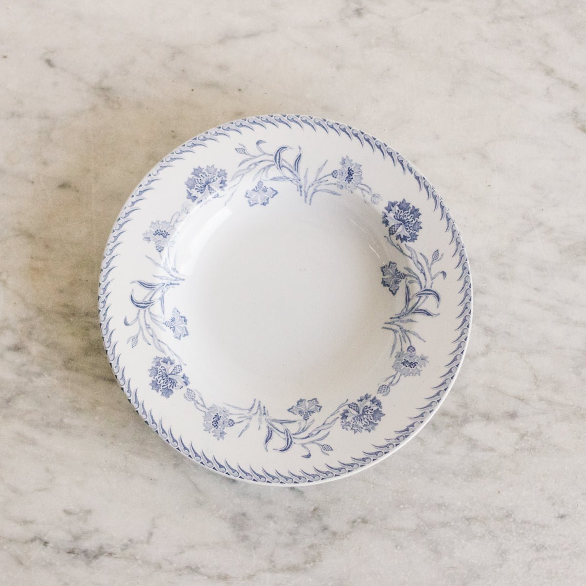 Lutece Transferware Soup Bowl Set of 6 - elsie green - The French Kitchen