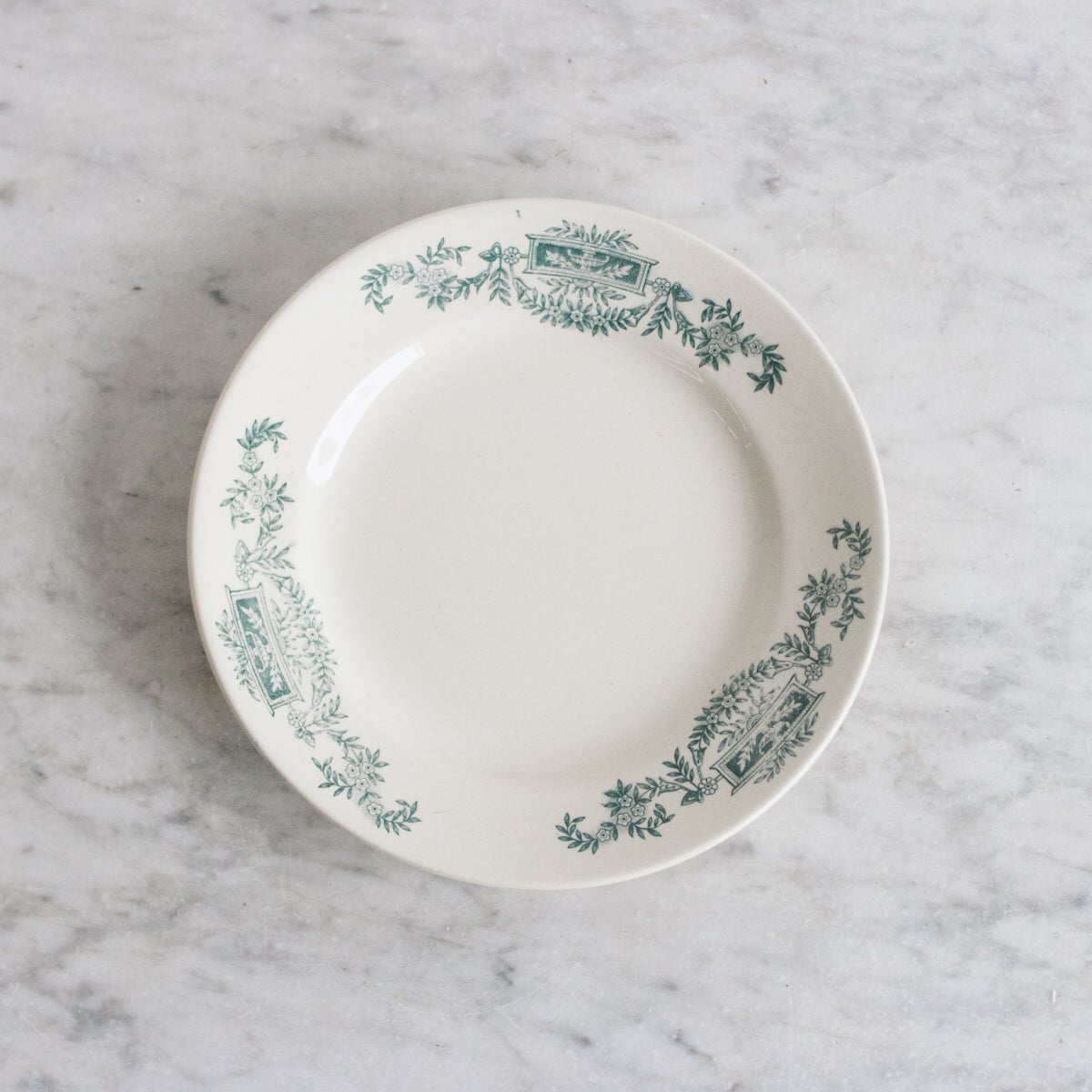 Lutece Transfeware Plate Set of 14 - elsie green - The French Kitchen