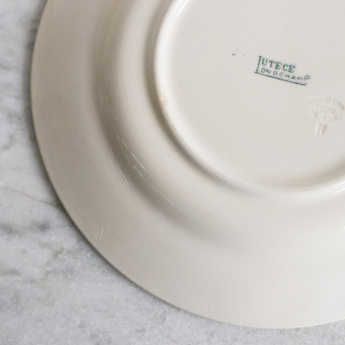 Lutece Transfeware Plate Set of 14 - elsie green - The French Kitchen