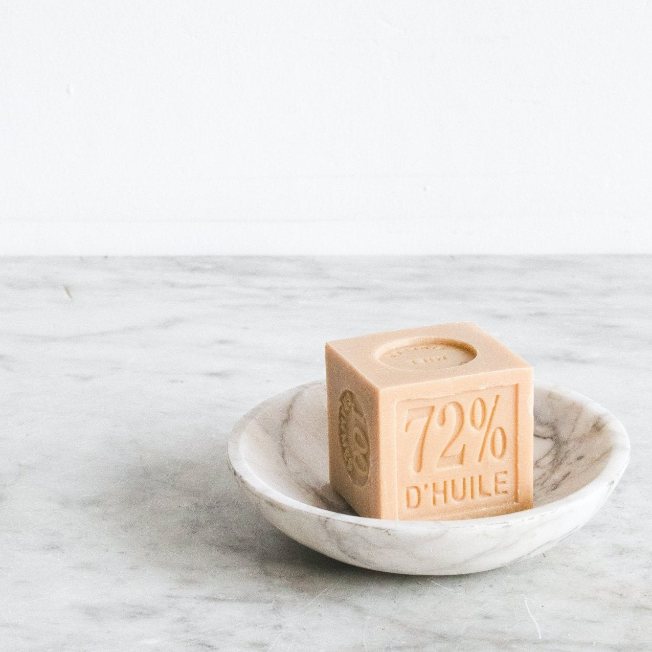 Marble Bowl with Petite Savon - elsie green - The French Kitchen