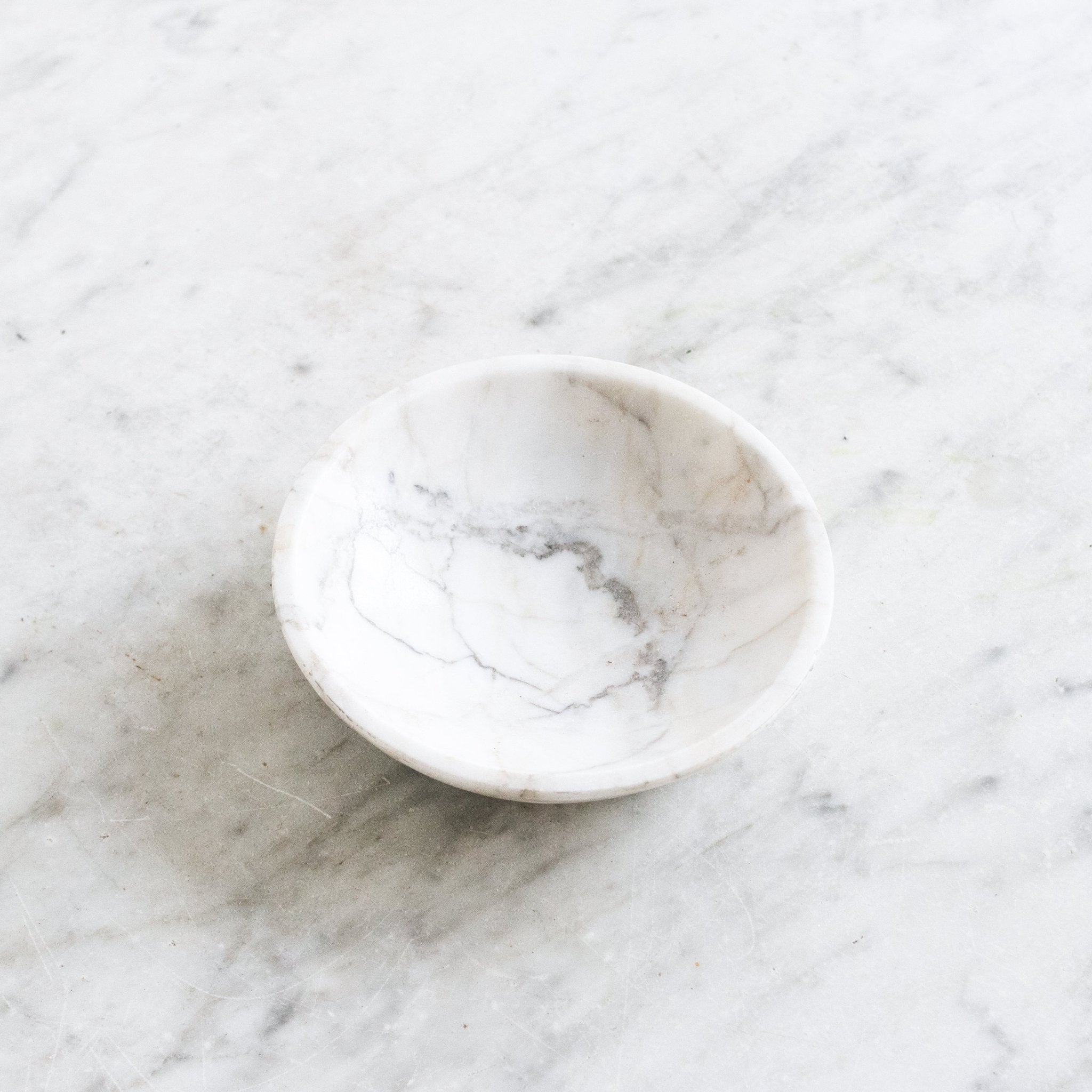 Marble Bowl with Petite Savon - elsie green - The French Kitchen