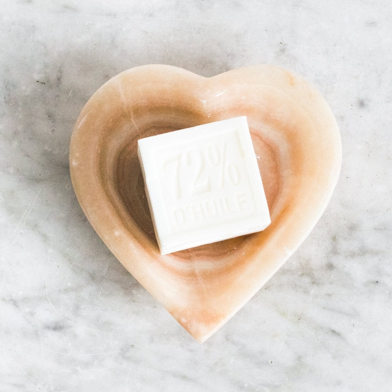 Marble Heart with Petite Savon - elsie green - The French Kitchen