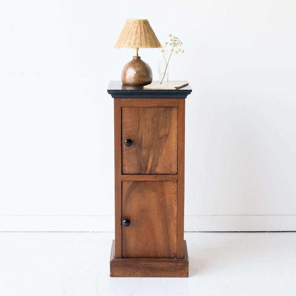 Marble Top Bedside Table - elsie green - furniture