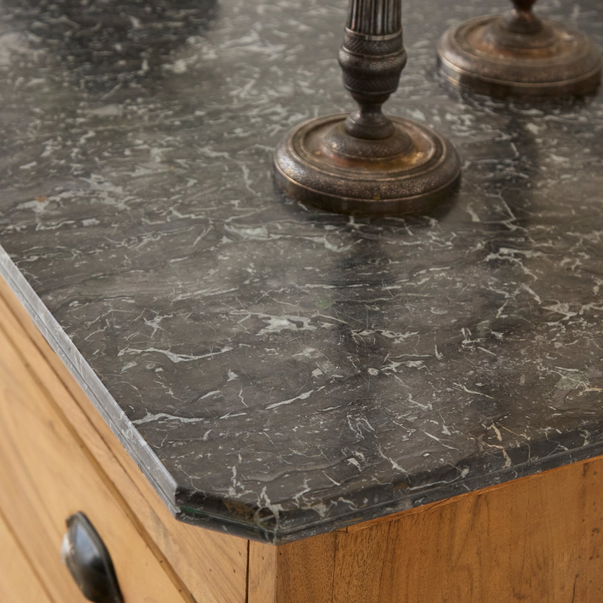 Marble Walnut Dresser - elsie green - furniture