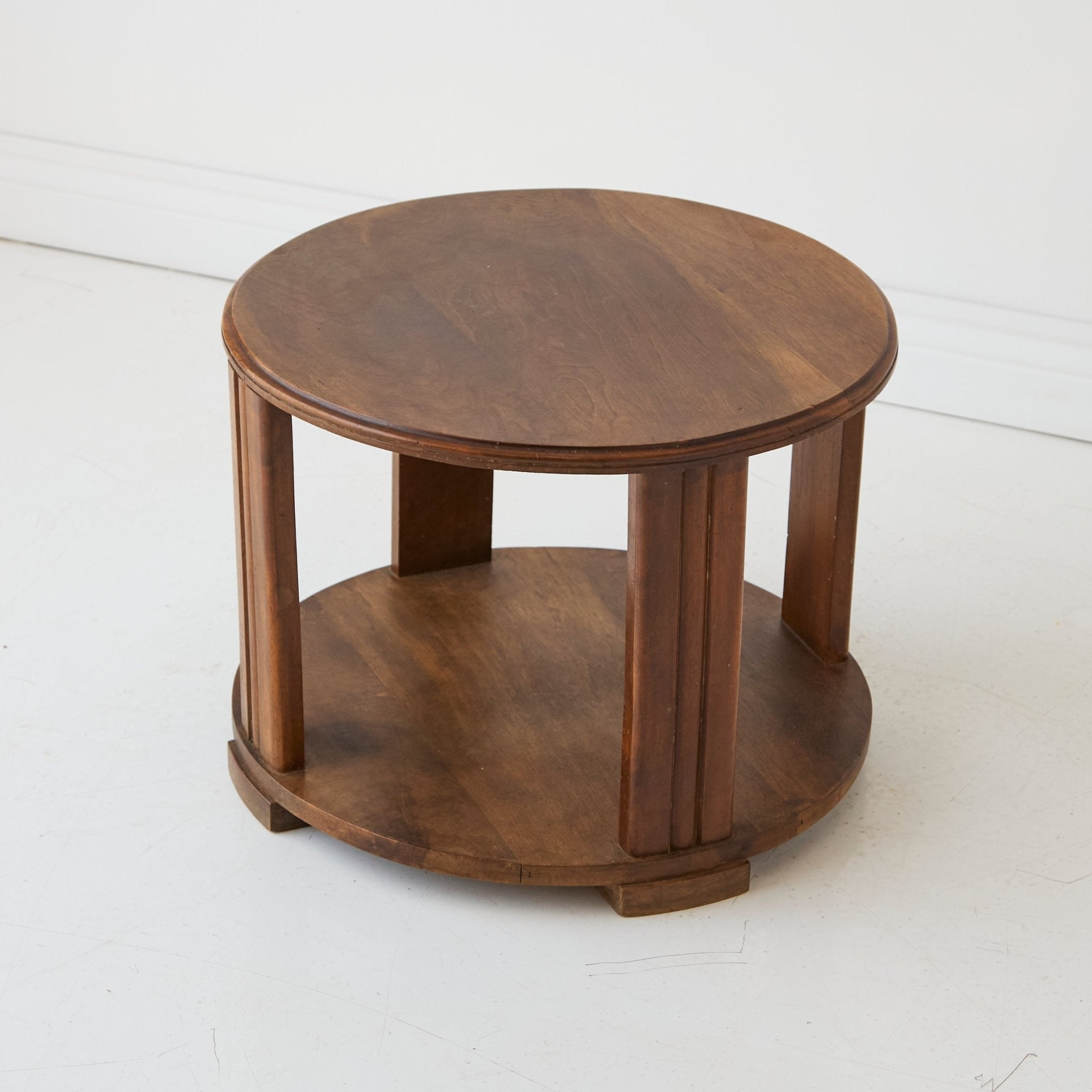 Mid-Century Round Side Table - elsie green - furniture