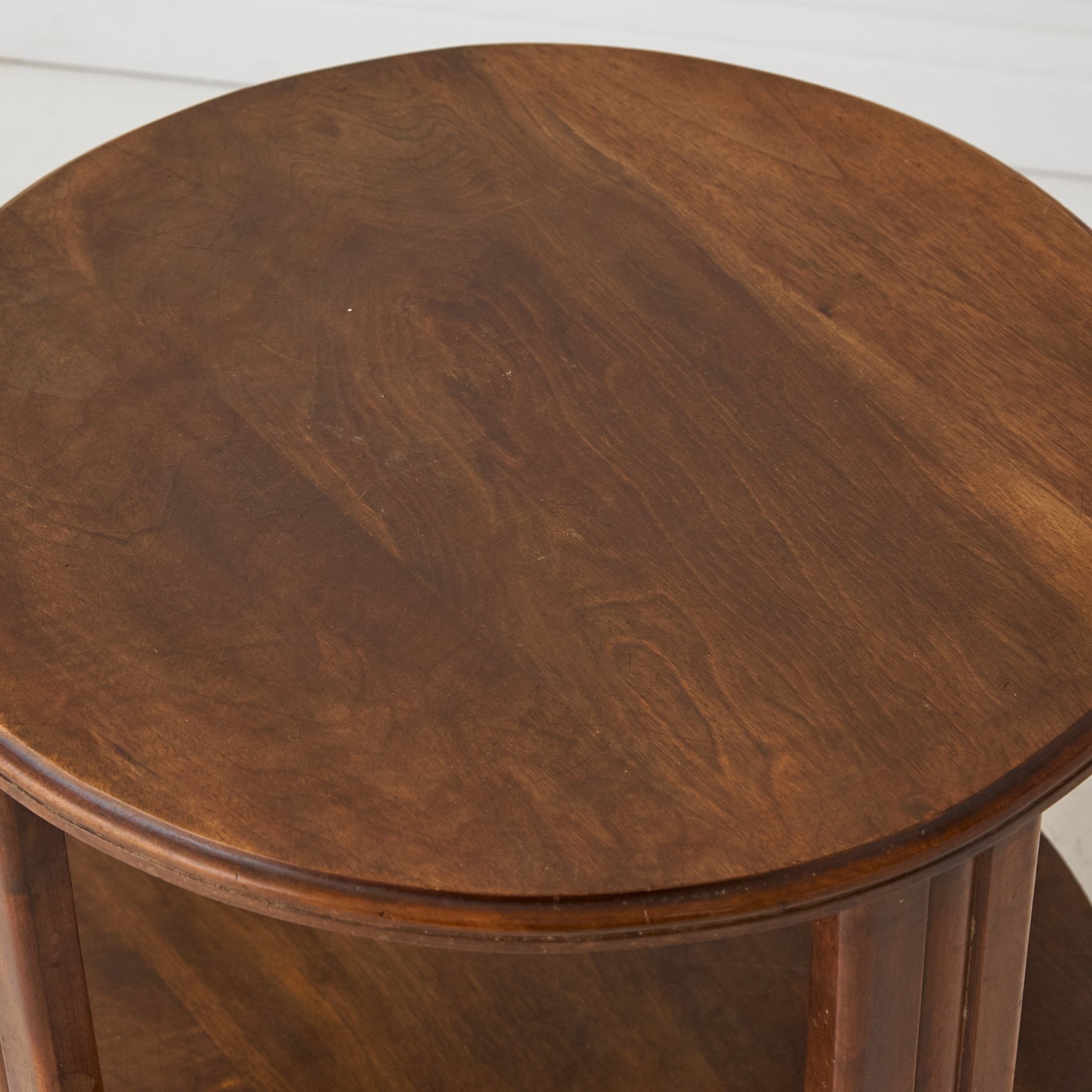 Mid-Century Round Side Table - elsie green - furniture