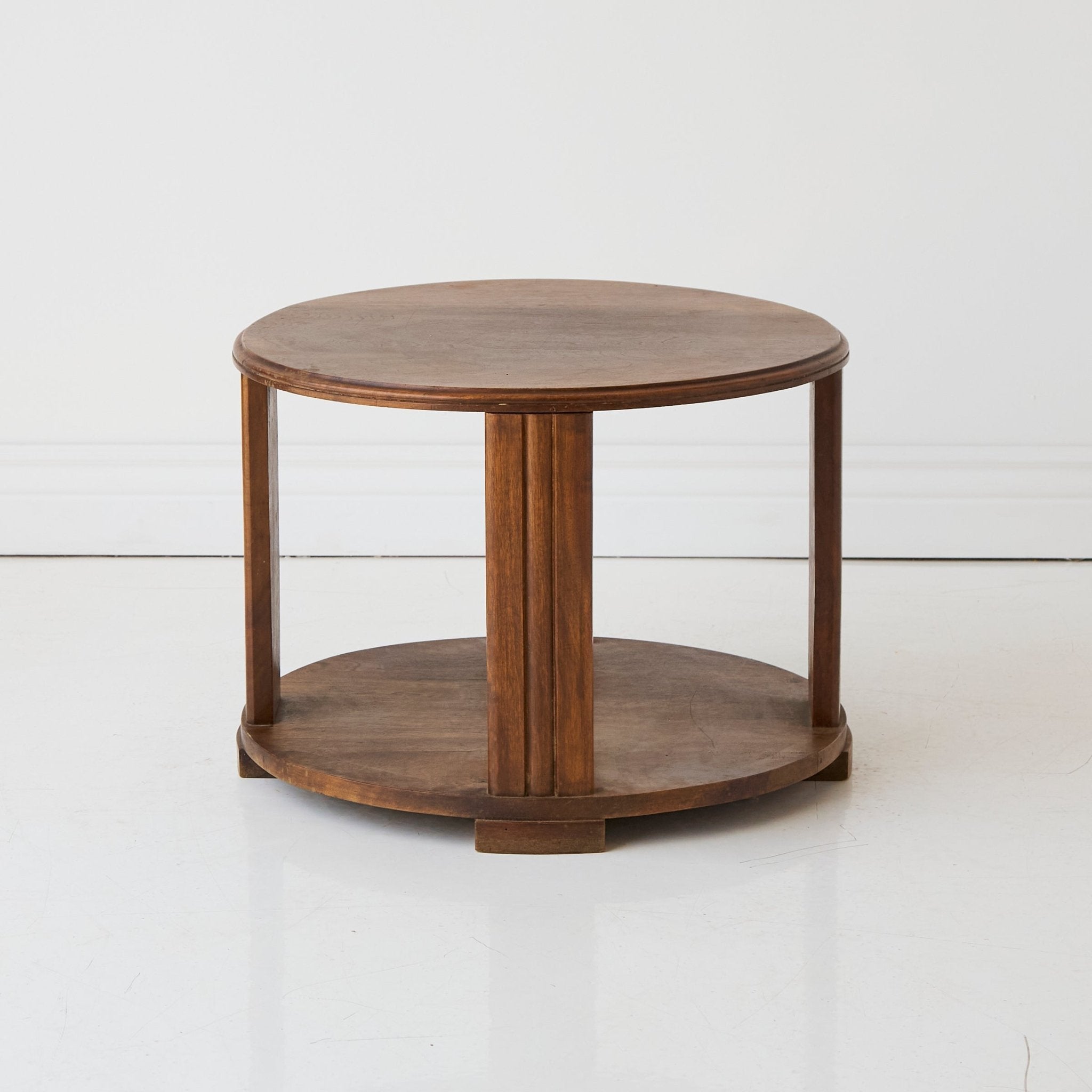 Mid-Century Round Side Table - elsie green - furniture