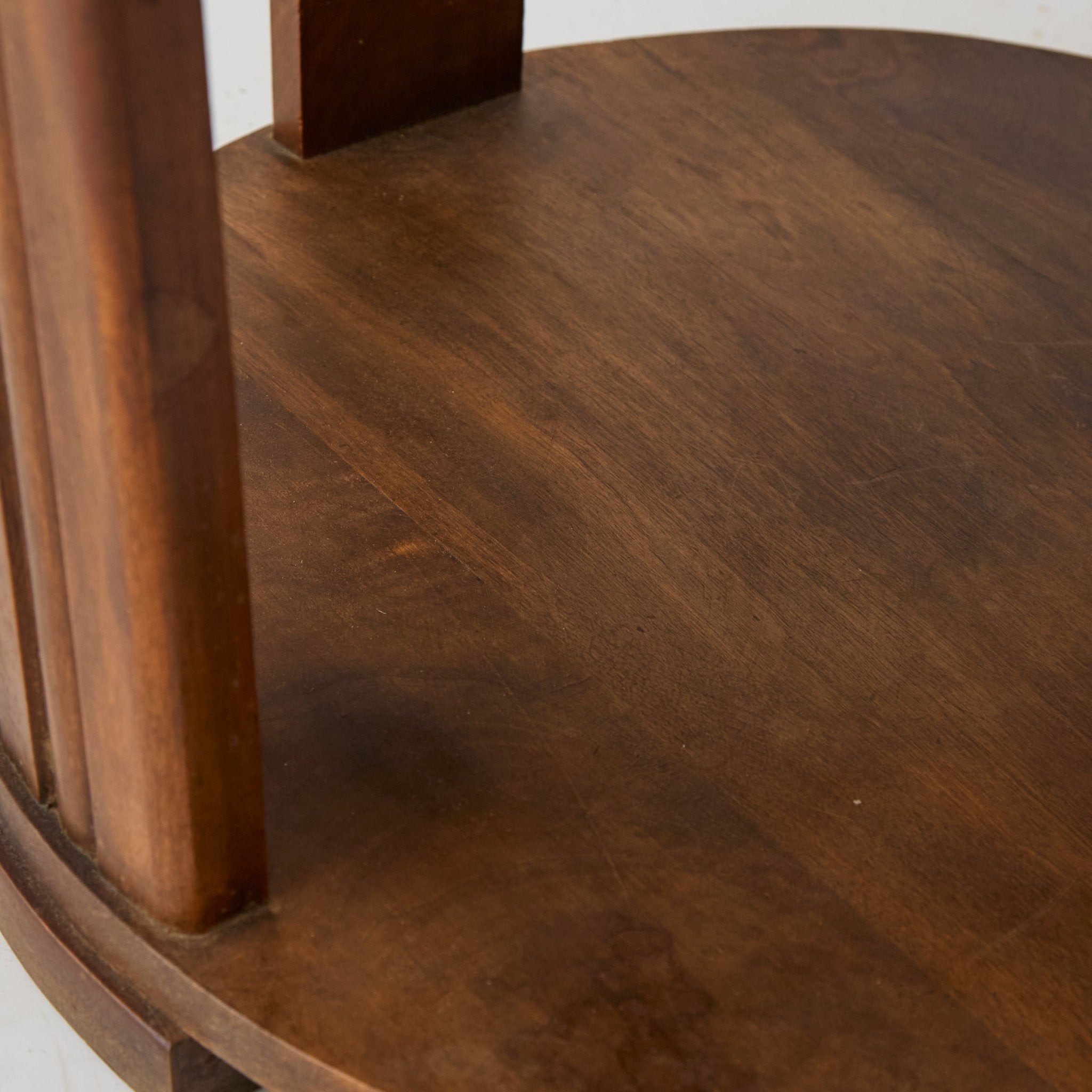 Mid-Century Round Side Table - elsie green - furniture