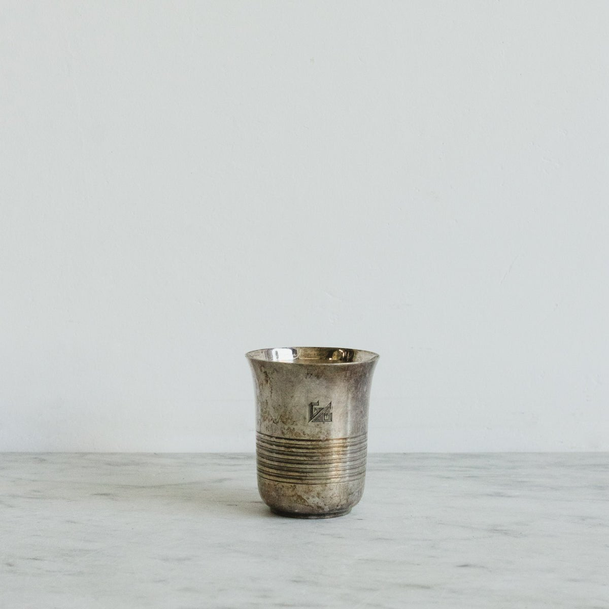 Monogramed Silver Christening Cups Set Of 4 - elsie green - The French Kitchen