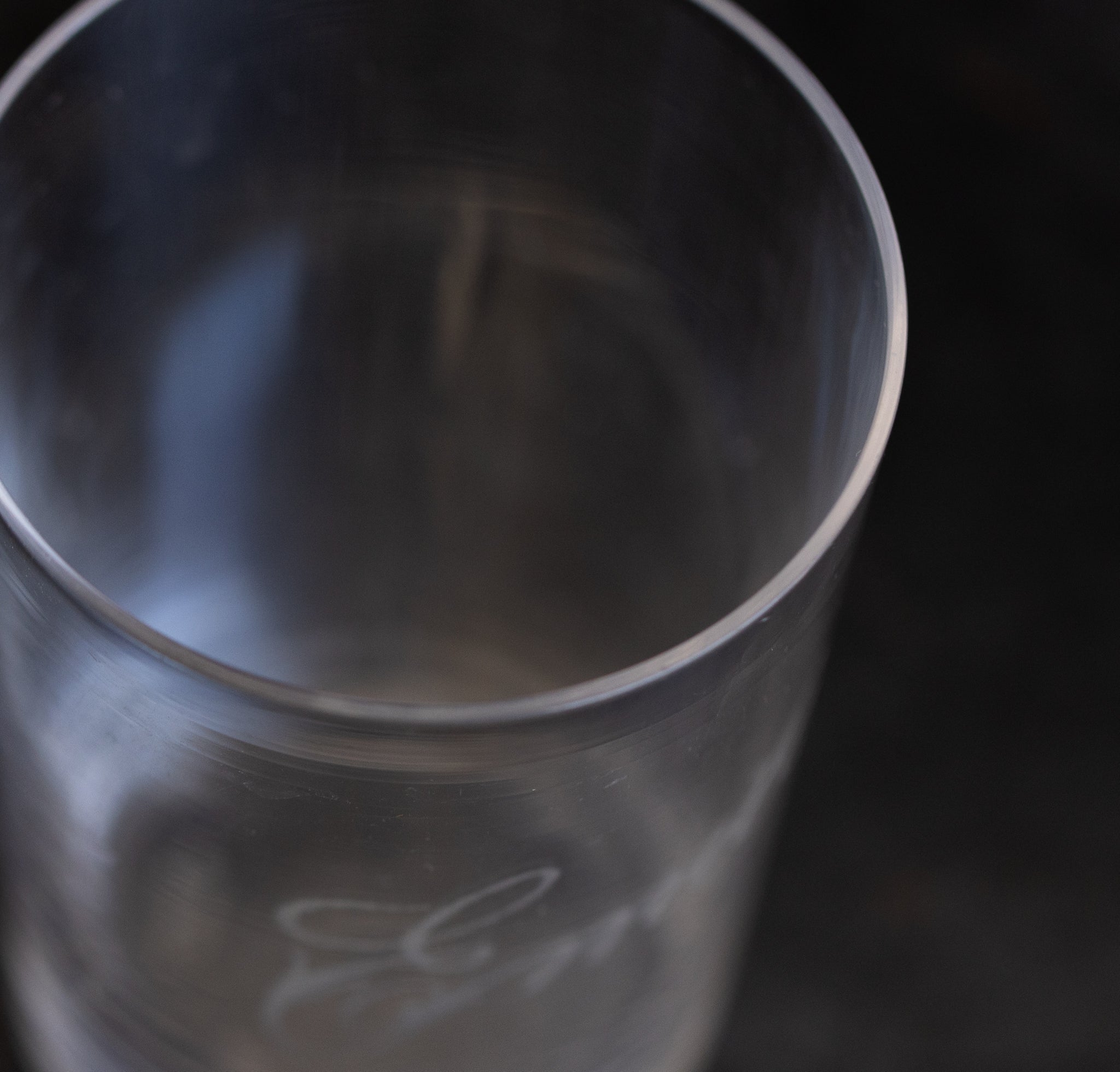 Monogrammed Blown Glass Tumbler - elsie green - the french kitchen