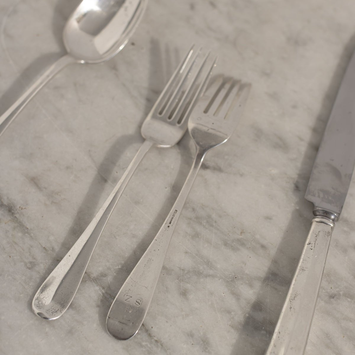 Monogrammed Hotel Sterling Set of 6 Pieces | The Patrick Orbe Collection - elsie green - the french kitchen