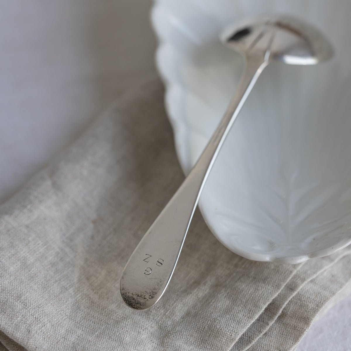 Monogrammed Sterling Ladle | The Patrick Orbe Collection - elsie green - the french kitchen