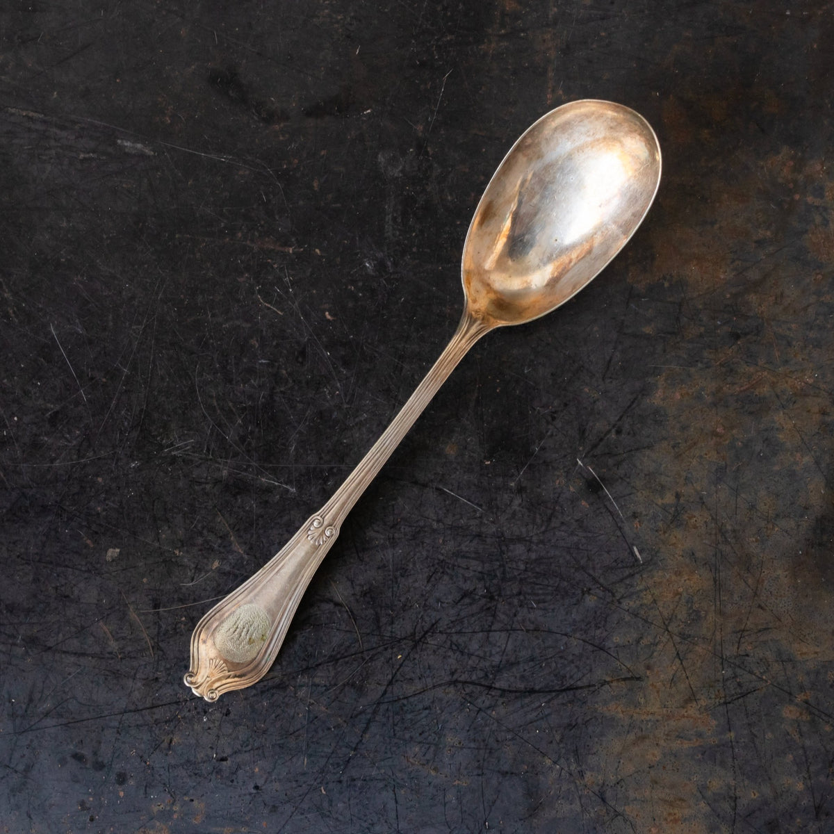 Monogrammed Tiffany Sterling Serving Spoon - elsie green - The French Kitchen