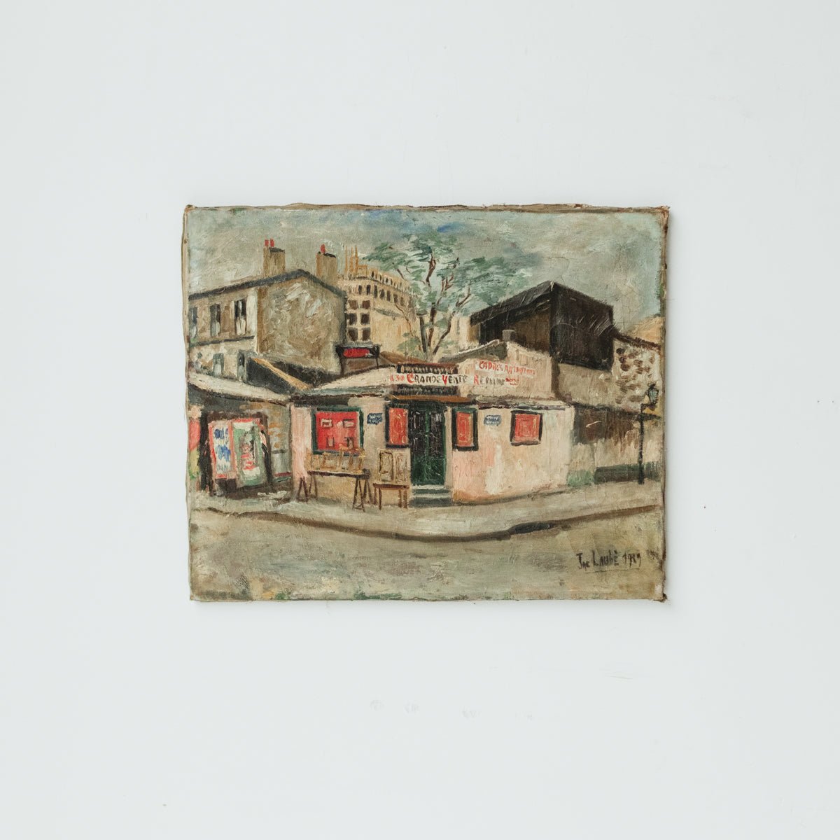 Montmartre Paris Oil Painting - elsie green - art