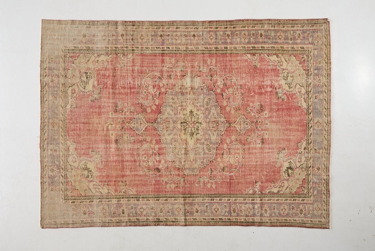 Montpelier Vintage Rug | 7'1.5" x 9'10.5" - elsie green - textiles