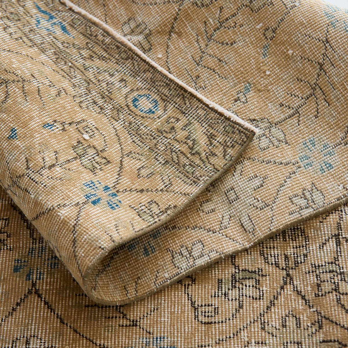 Morlaix Vintage Rug | 2'8" x 6'3" - elsie green - textiles