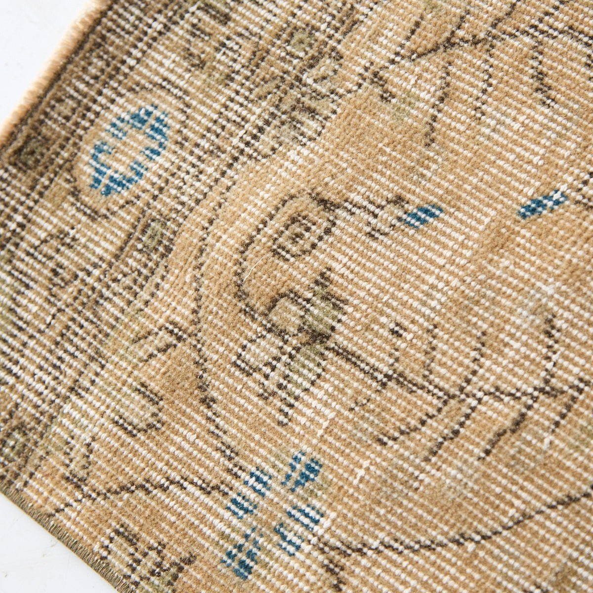 Morlaix Vintage Rug | 2'8" x 6'3" - elsie green - textiles