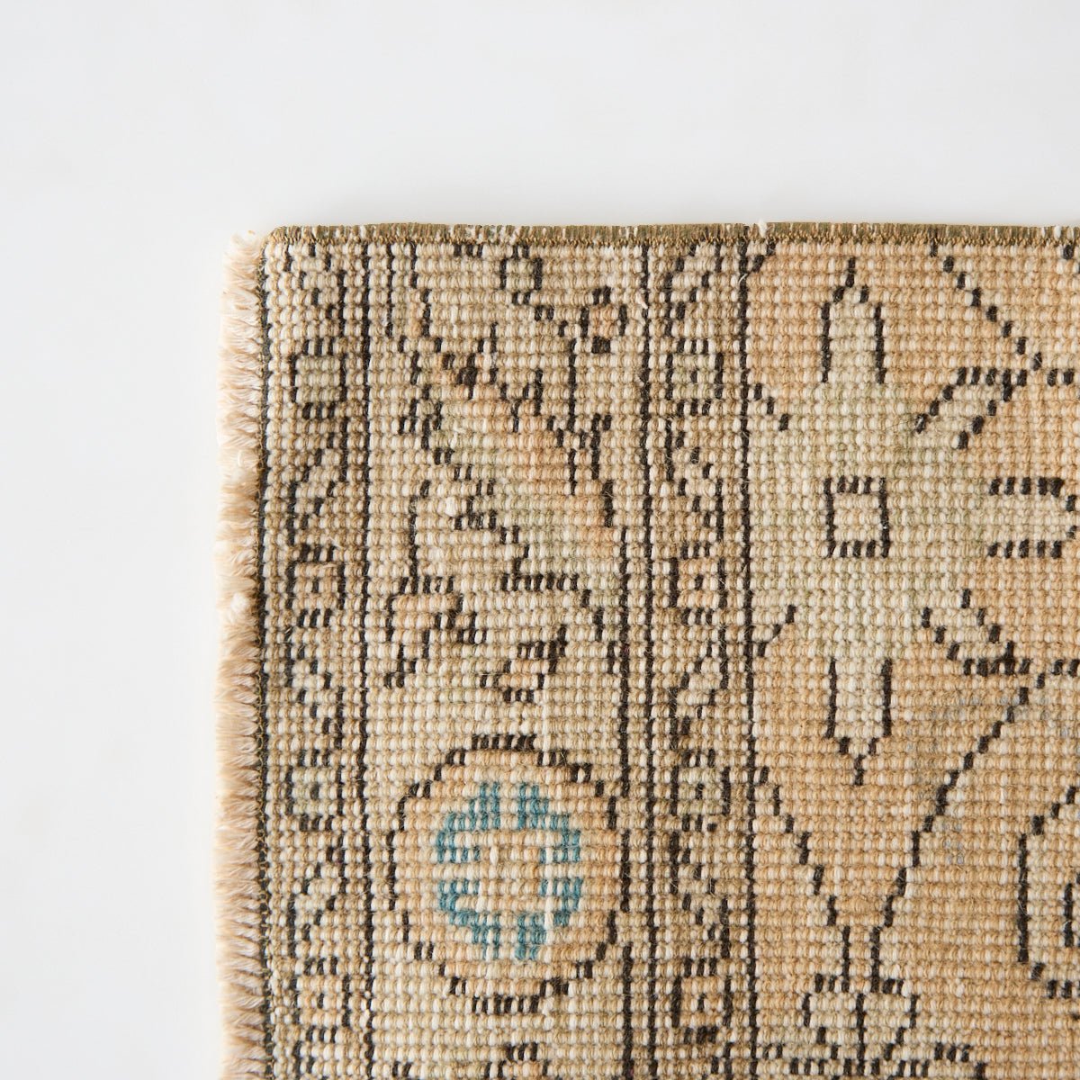 Morlaix Vintage Rug | 2'8" x 6'3" - elsie green - textiles