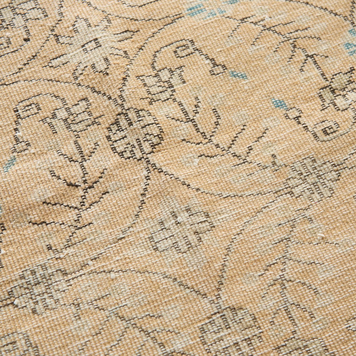 Morlaix Vintage Rug | 2'8" x 6'3" - elsie green - textiles