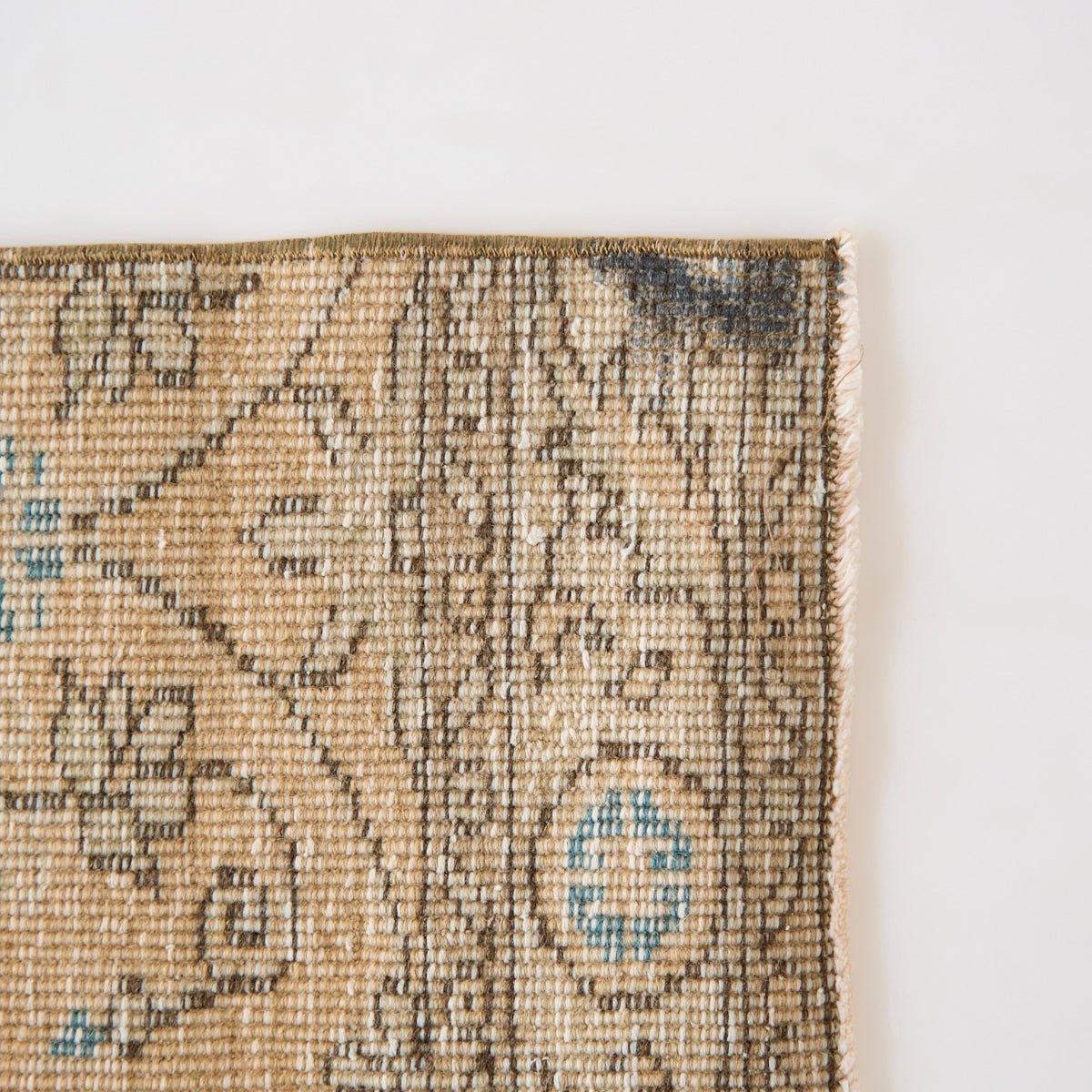 Morlaix Vintage Rug | 2'8" x 6'3" - elsie green - textiles
