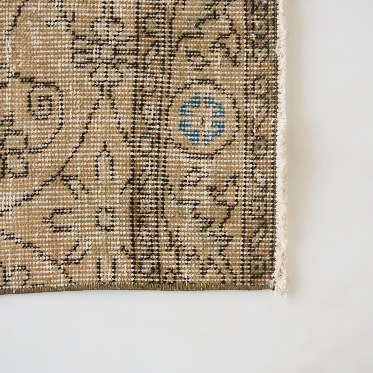Morlaix Vintage Rug | 2'8" x 6'3" - elsie green - textiles