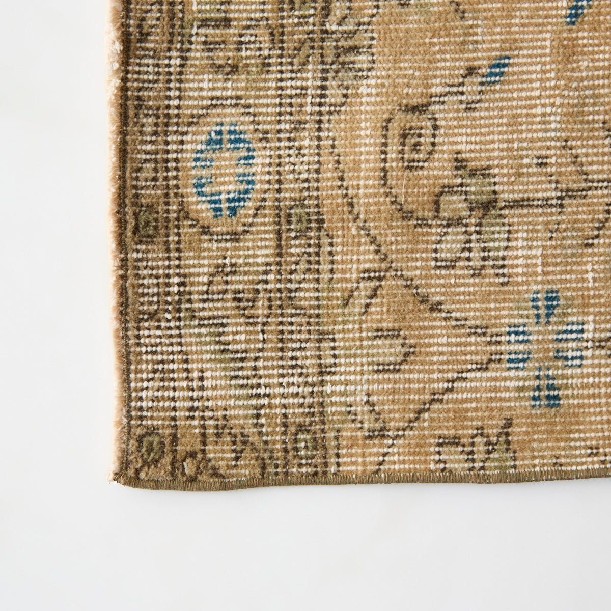 Morlaix Vintage Rug | 2'8" x 6'3" - elsie green - textiles