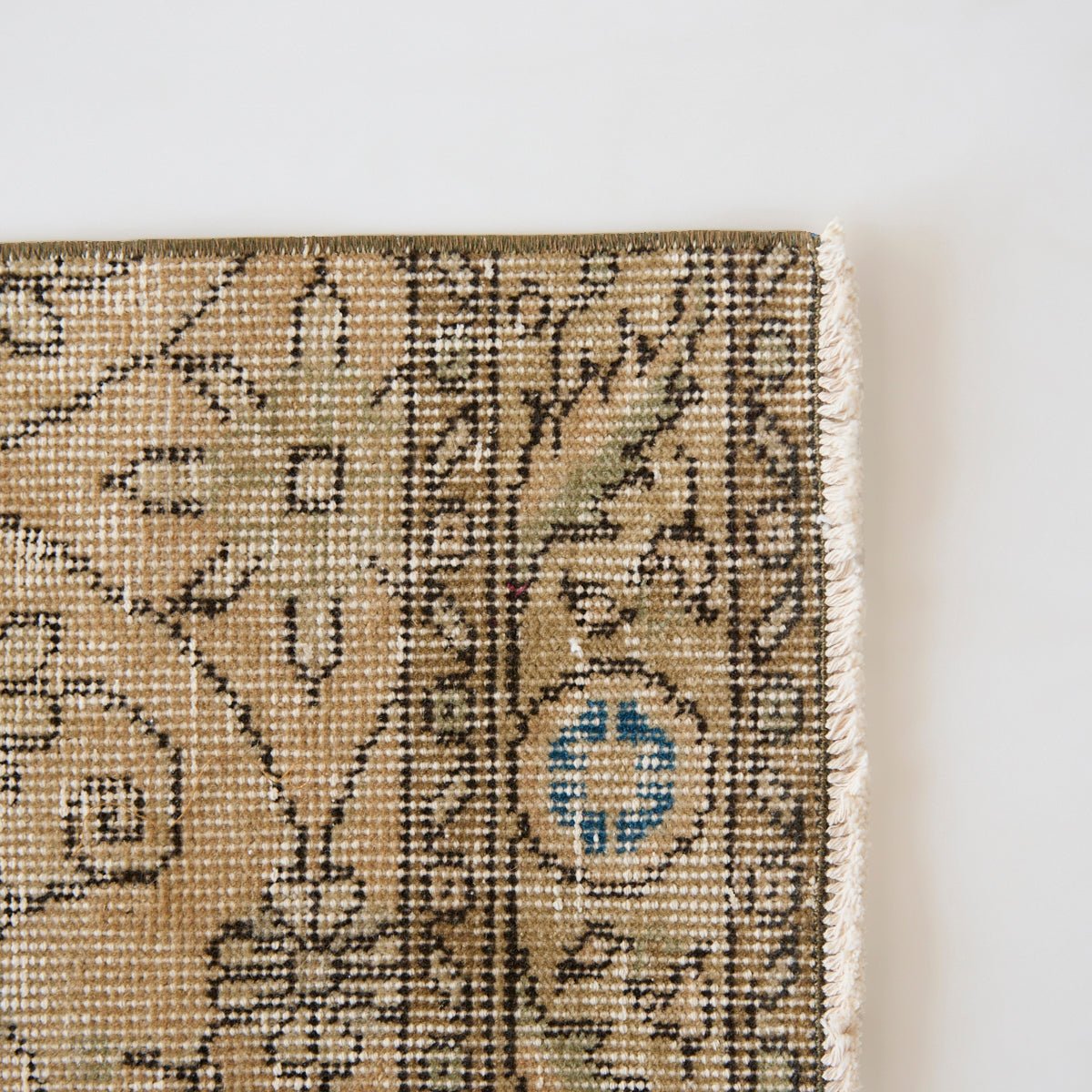 Morlaix Vintage Rug | 2'8" x 6'3" - elsie green - textiles