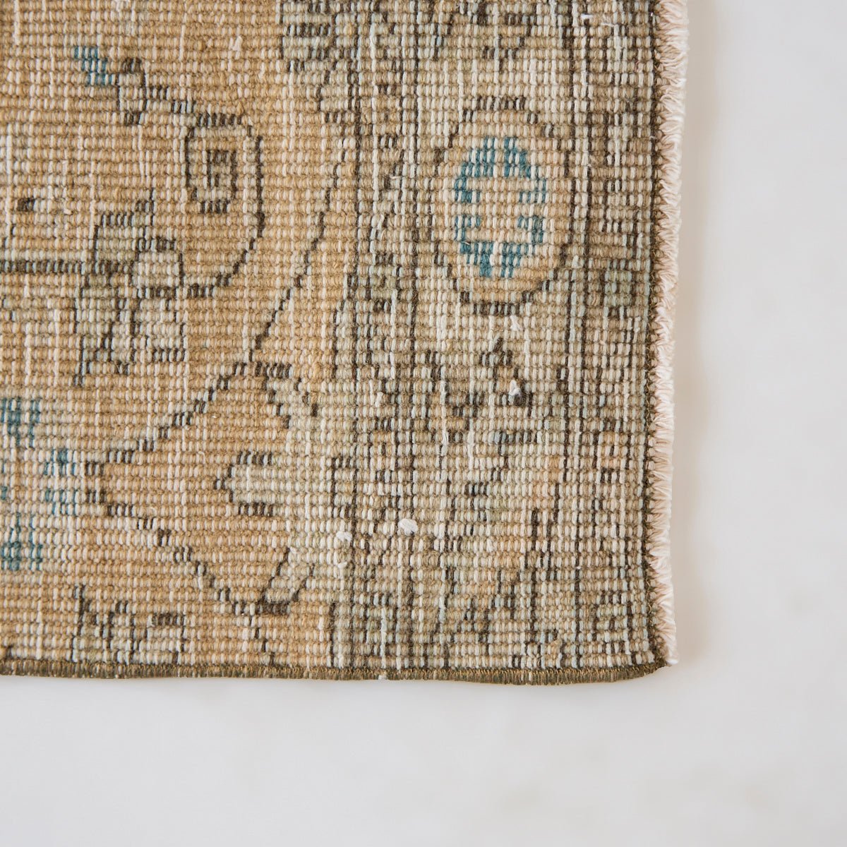 Morlaix Vintage Rug | 2'8" x 6'3" - elsie green - textiles