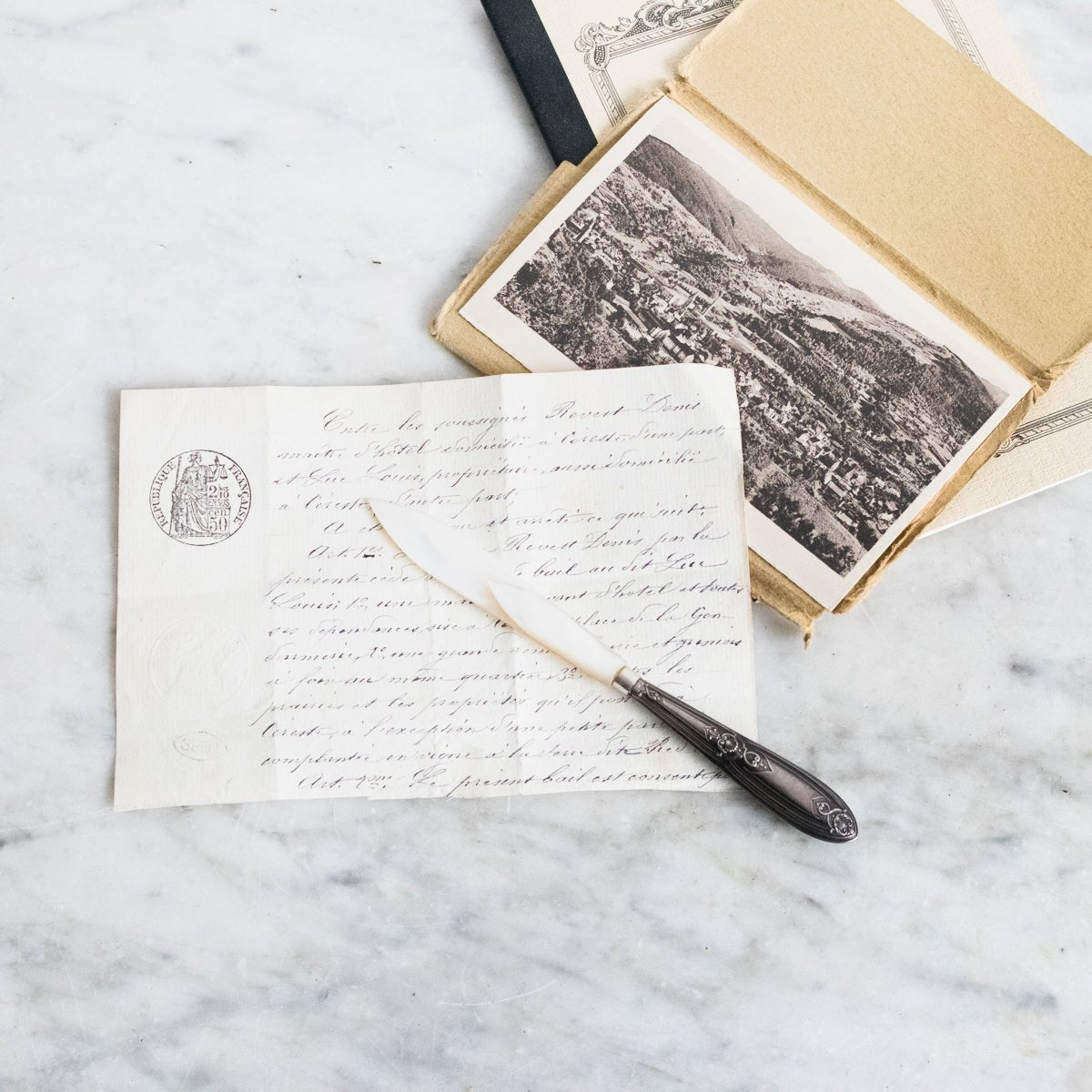 Mother Of Pearl Letter Opener - elsie green - Decor