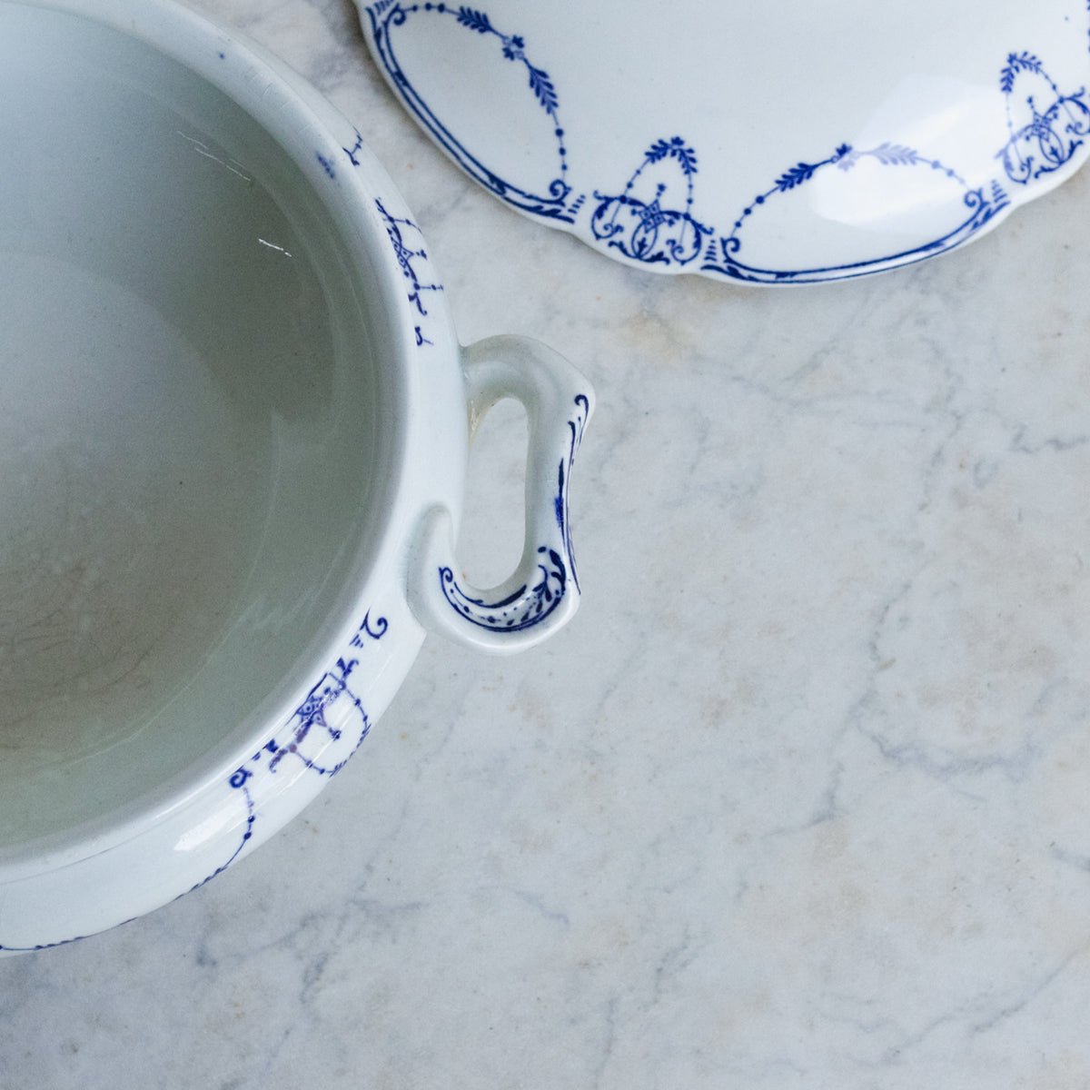 Moustiers No. 5 Transferware Tureen - elsie green - The French Kitchen