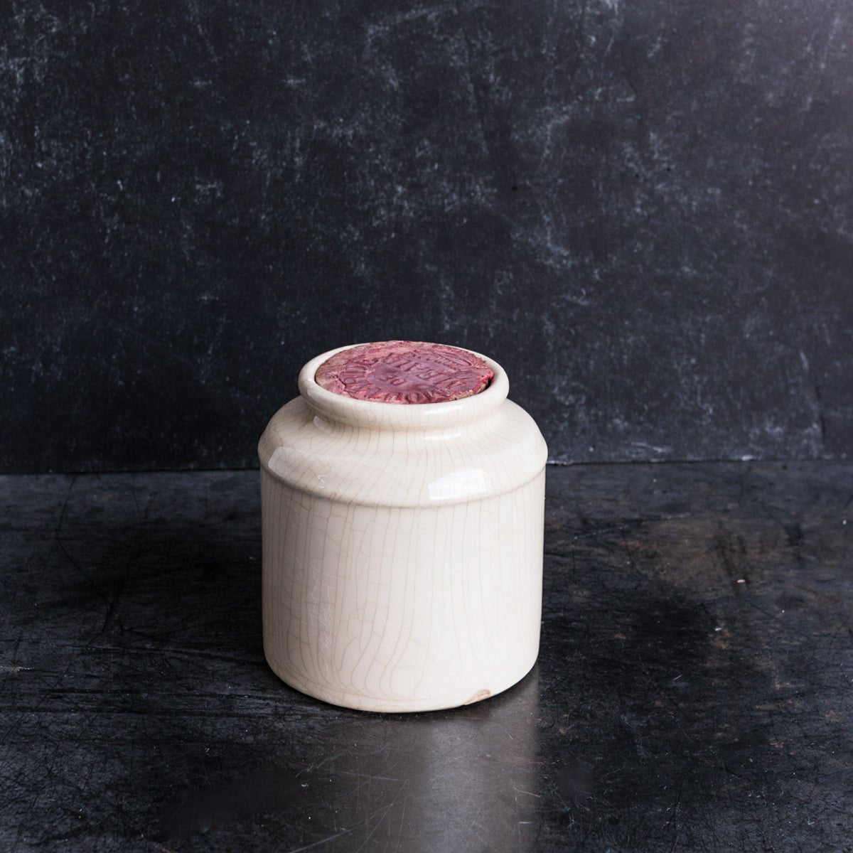 Mustard Pot with Waxed Cork - elsie green -