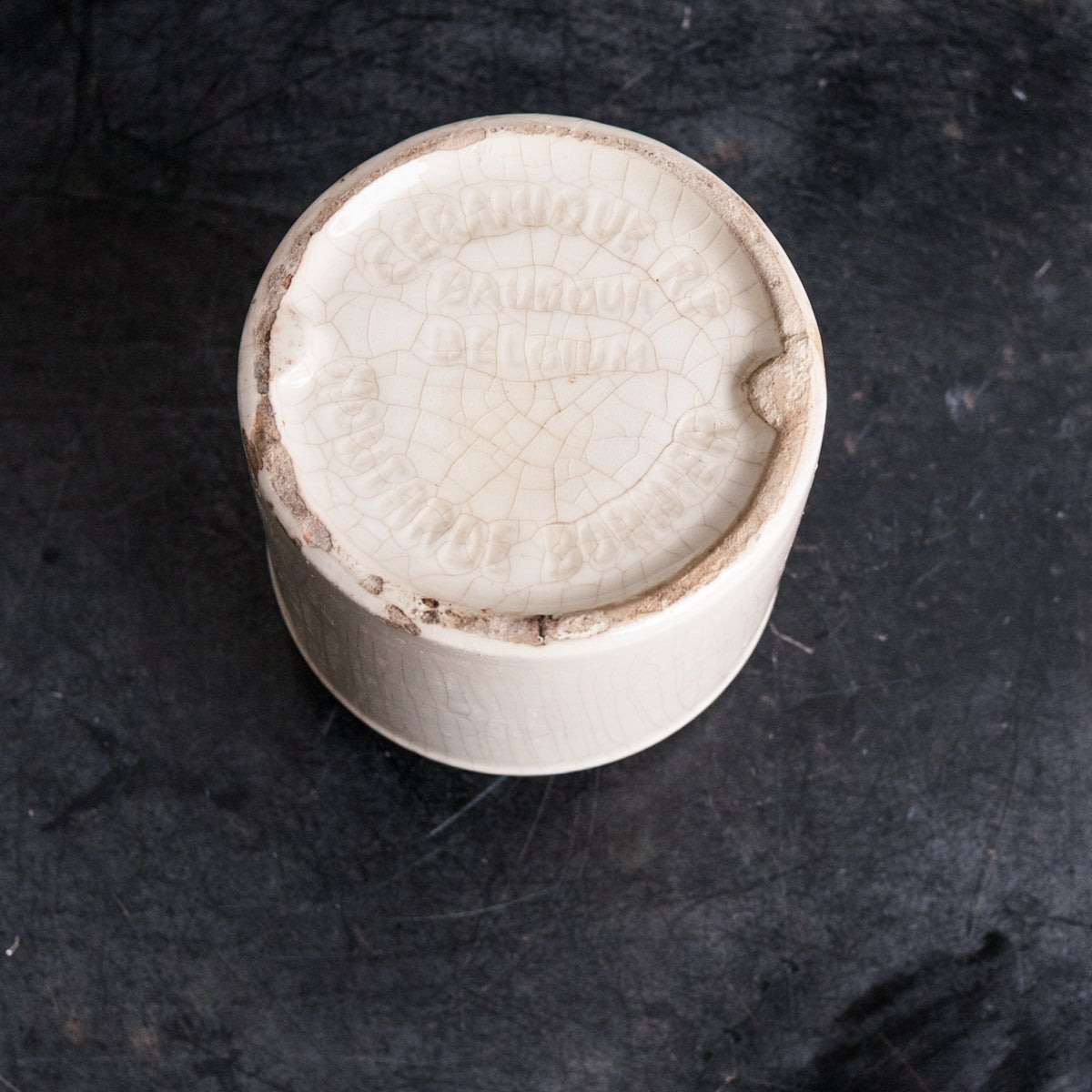 Mustard Pot with Waxed Cork - elsie green -