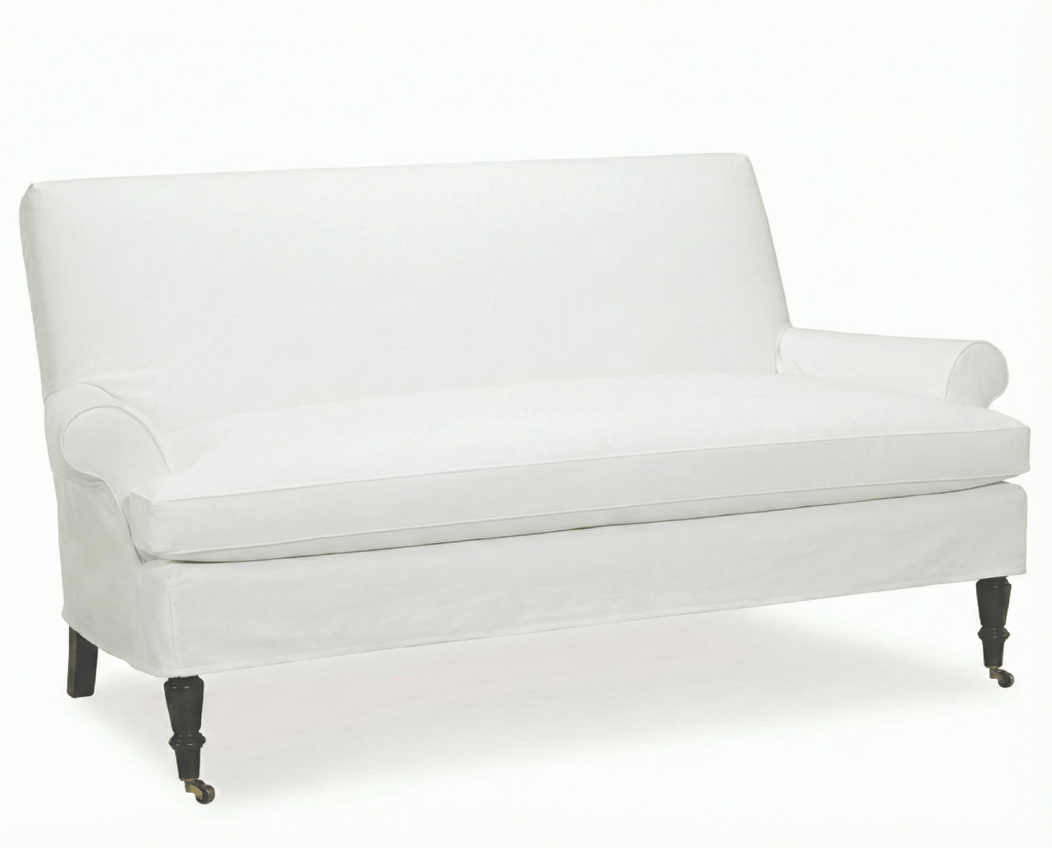 Napoleon Slipcovered Loveseat - elsie green - furniture