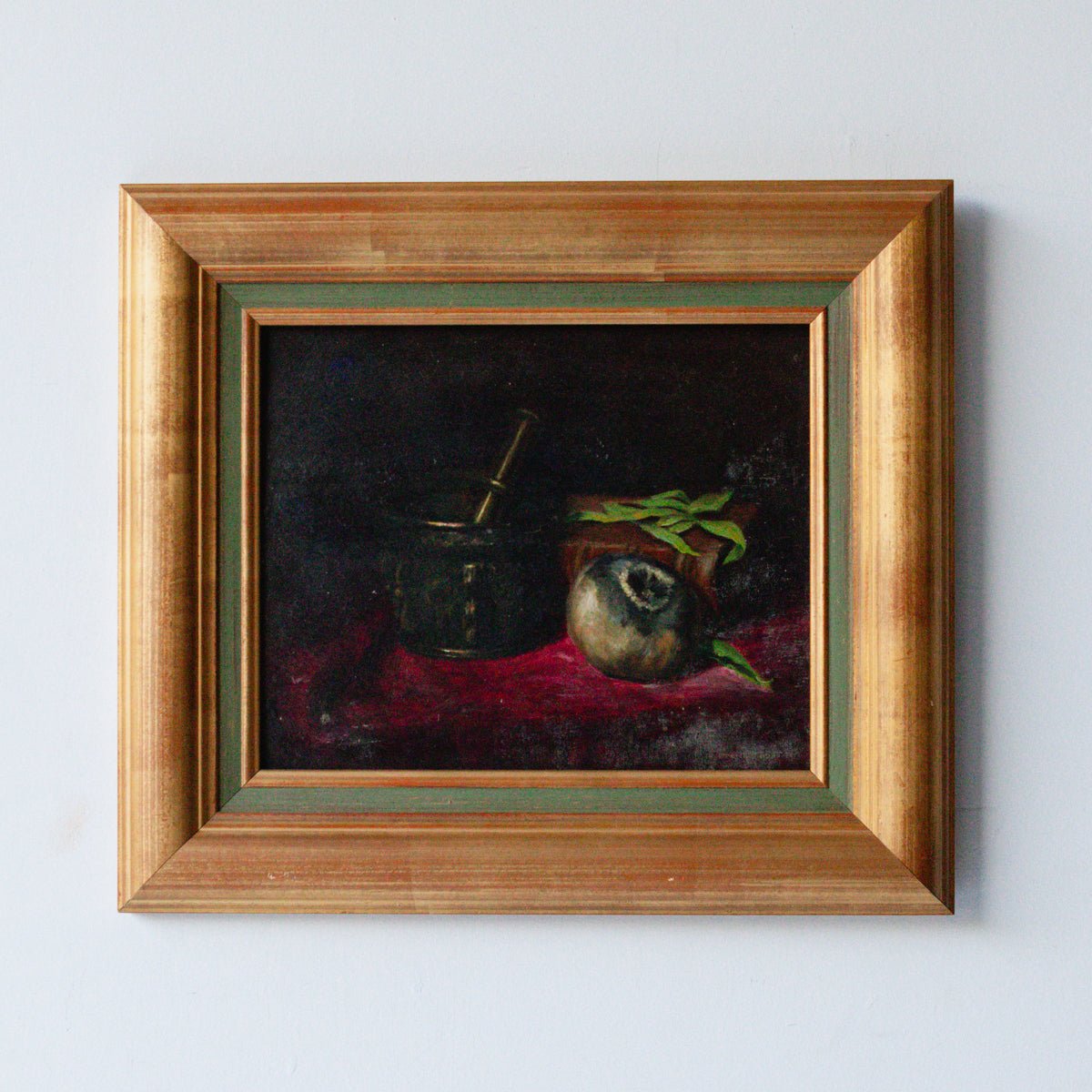 Nature Morte à la Verveine Oil Painting - elsie green - art