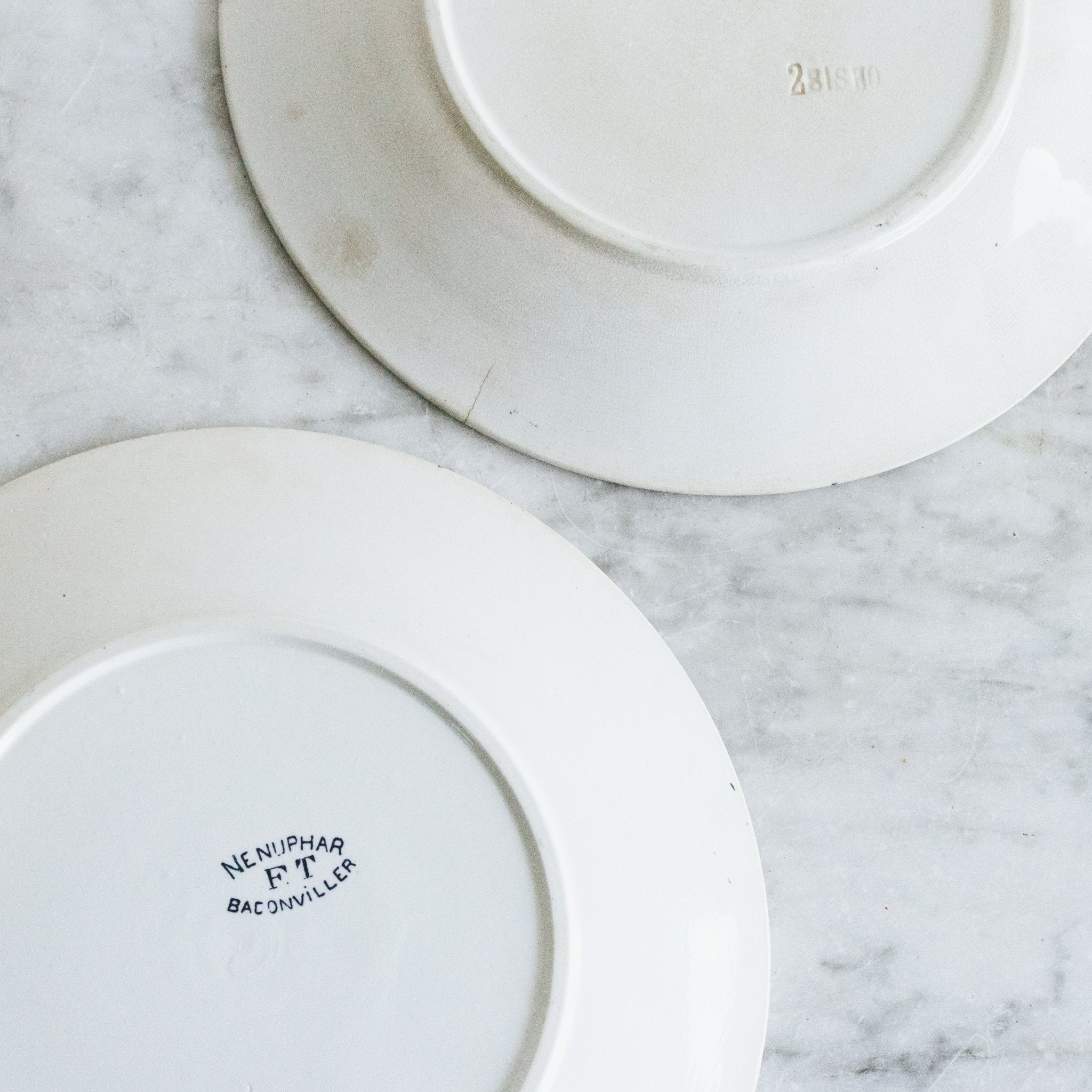 Nenuphar Transferware Plate Set Of 8 - elsie green - The French Kitchen