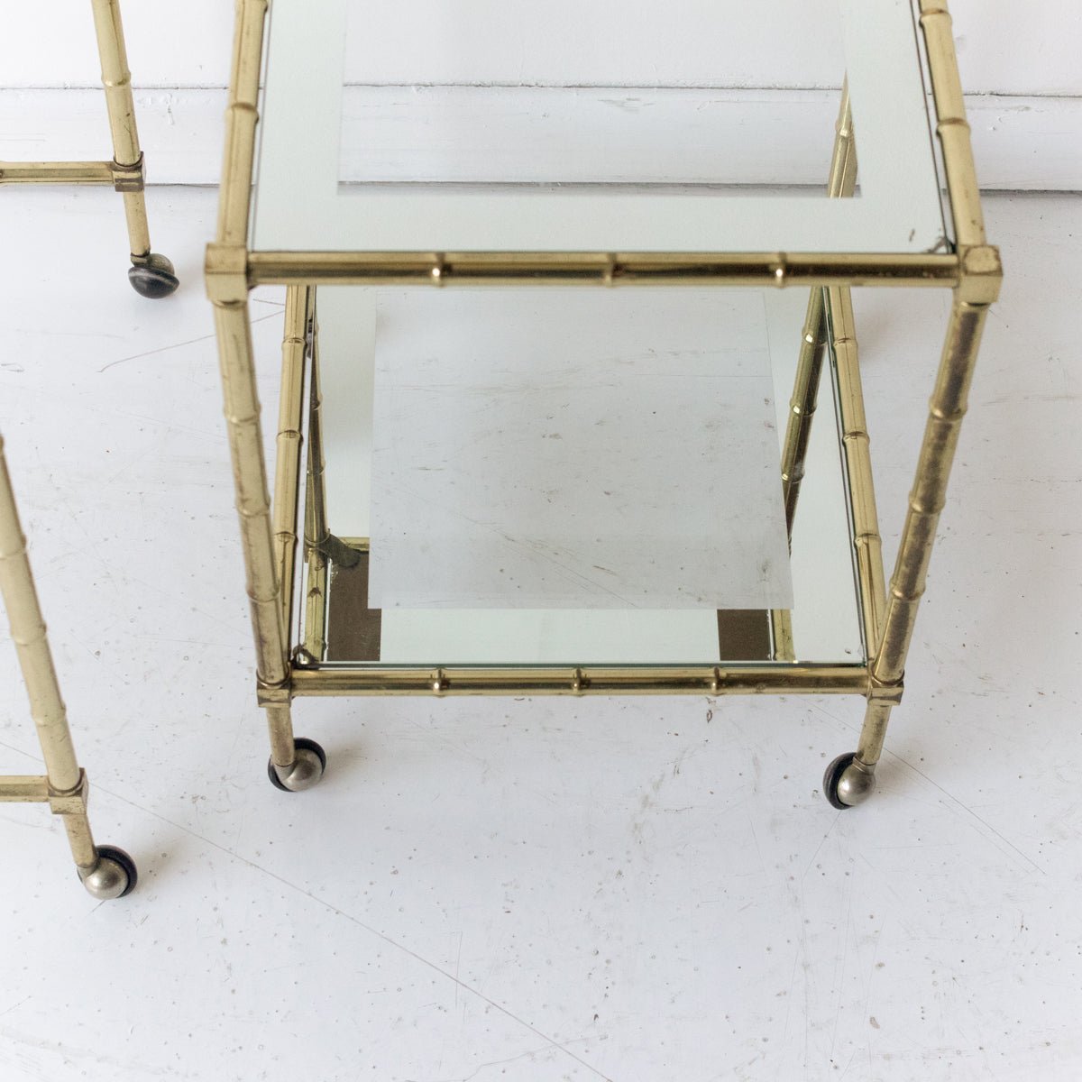 Nesting Baguès Style Table - elsie green - furniture