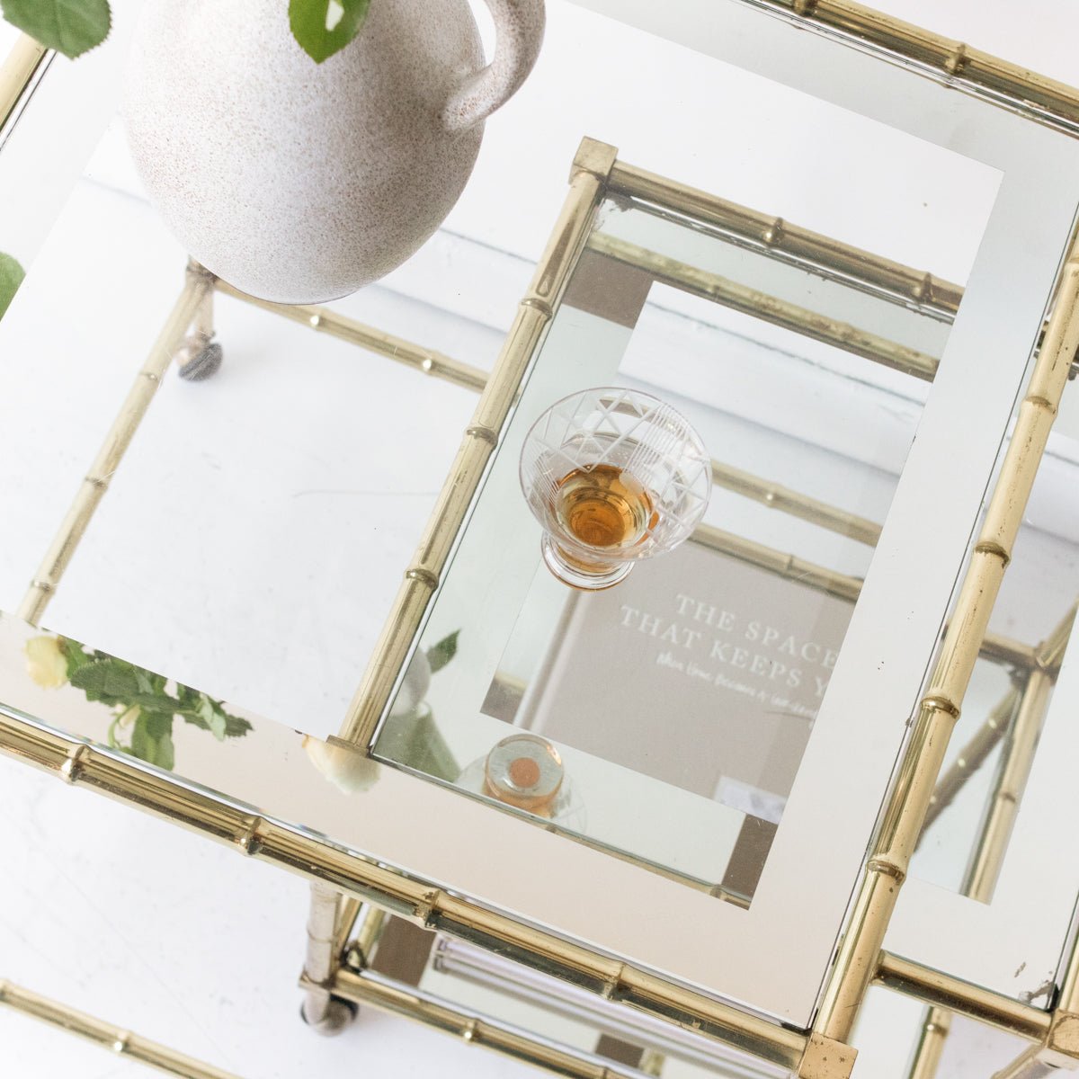 Nesting Baguès Style Table - elsie green - furniture