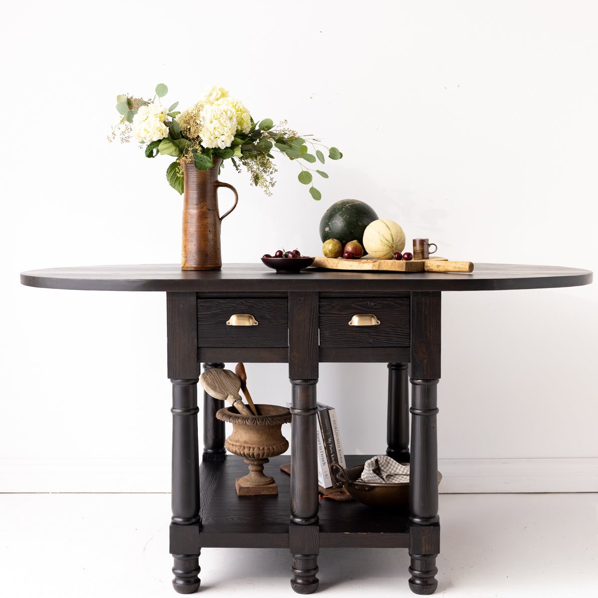 Newport Reclaimed Wood Kitchen Island | Floor Sample - elsie green - reclaimed wood furniture