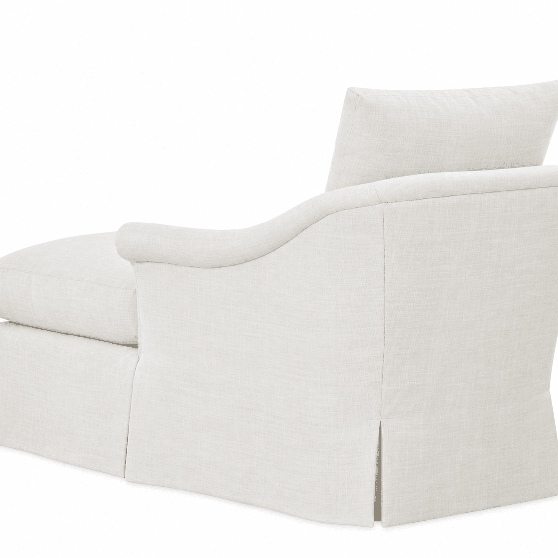 Newport Upholstered Chaise - elsie green - furniture