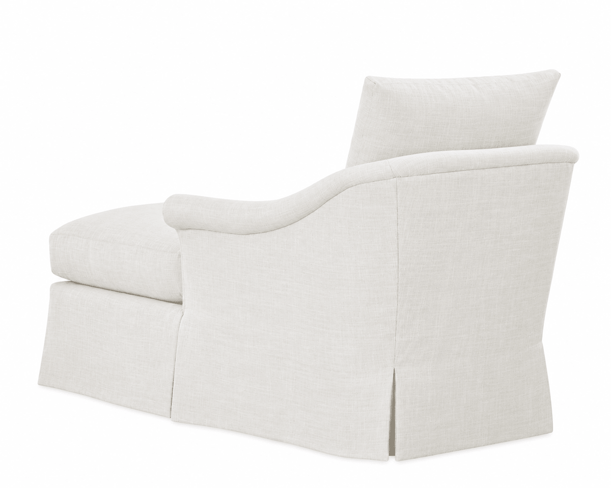 Newport Upholstered Chaise - elsie green - furniture