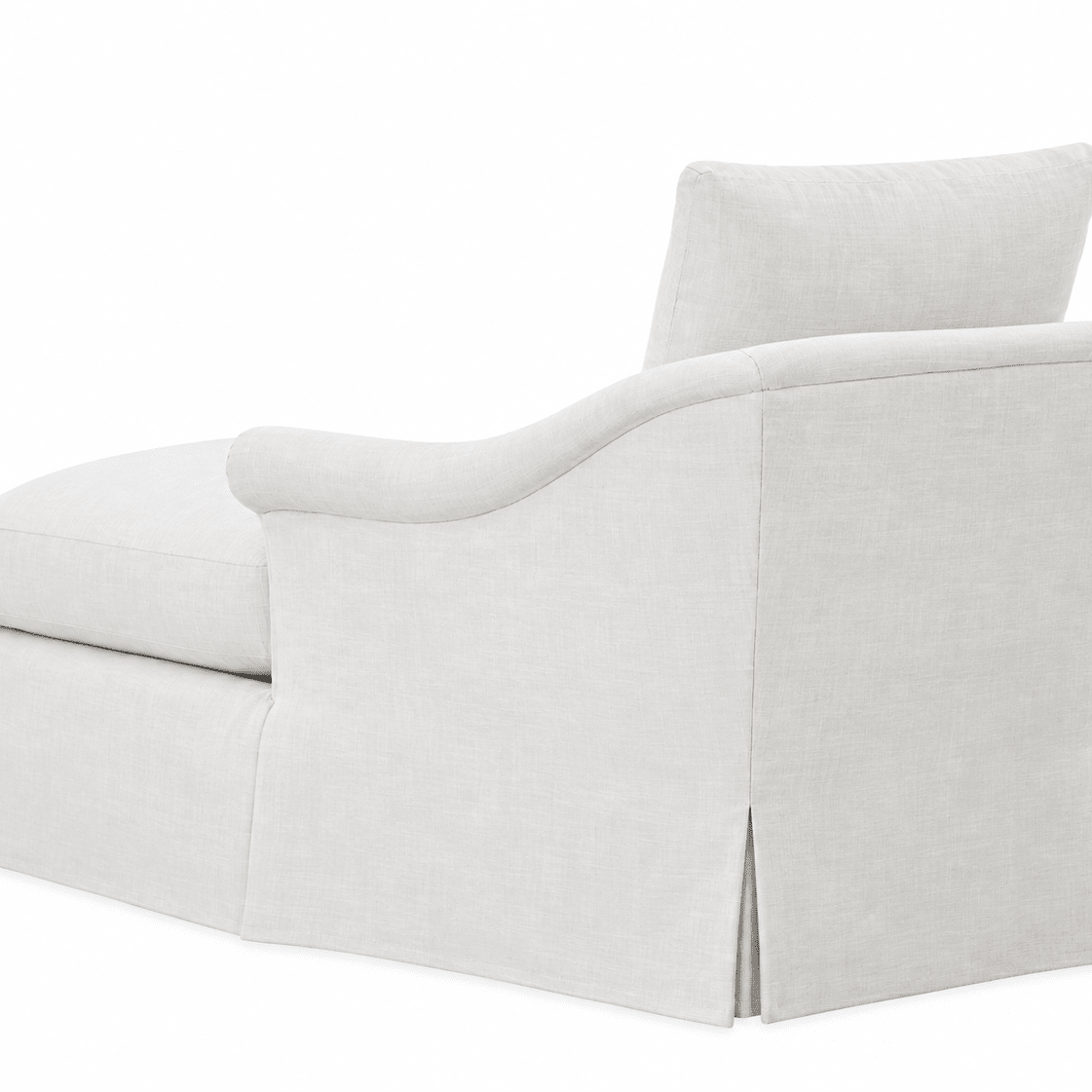 Newport Upholstered Chaise - elsie green - furniture