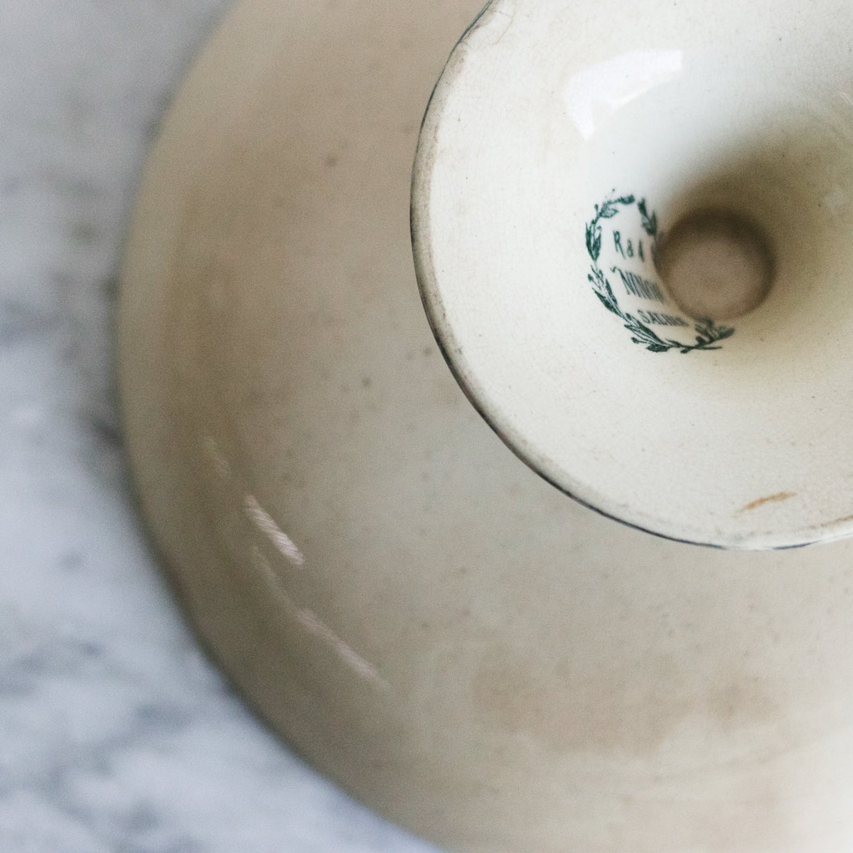 Ninon Transferware Pedestal Bowl - elsie green - the french kitchen