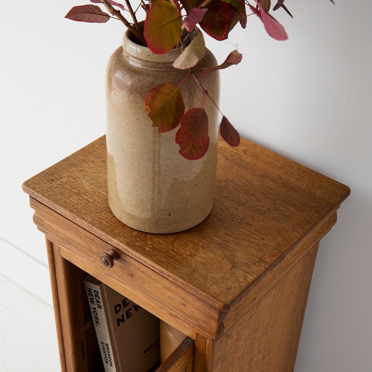 Oak Bedside Table - elsie green - furniture