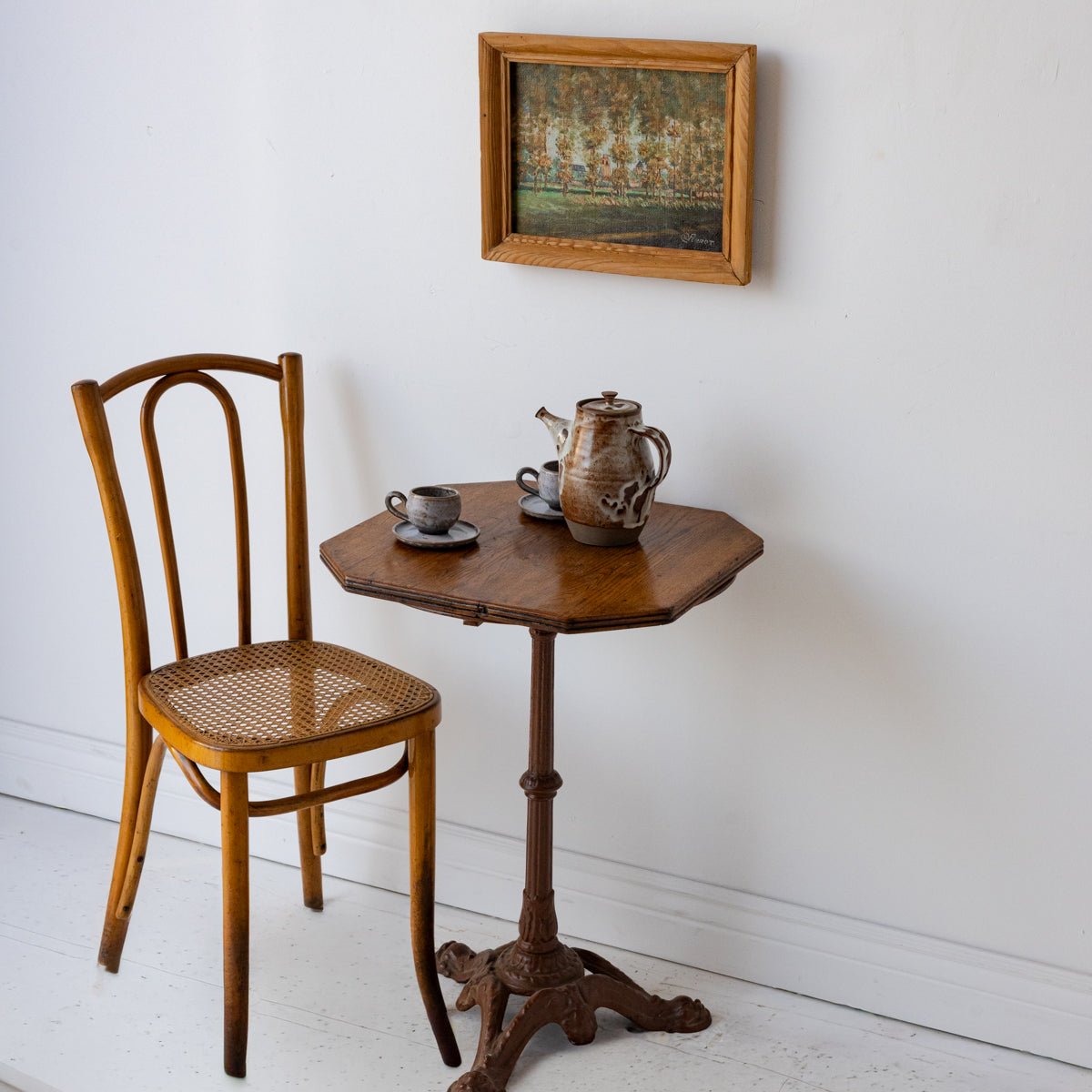 Oak Bistro Table - elsie green - furniture