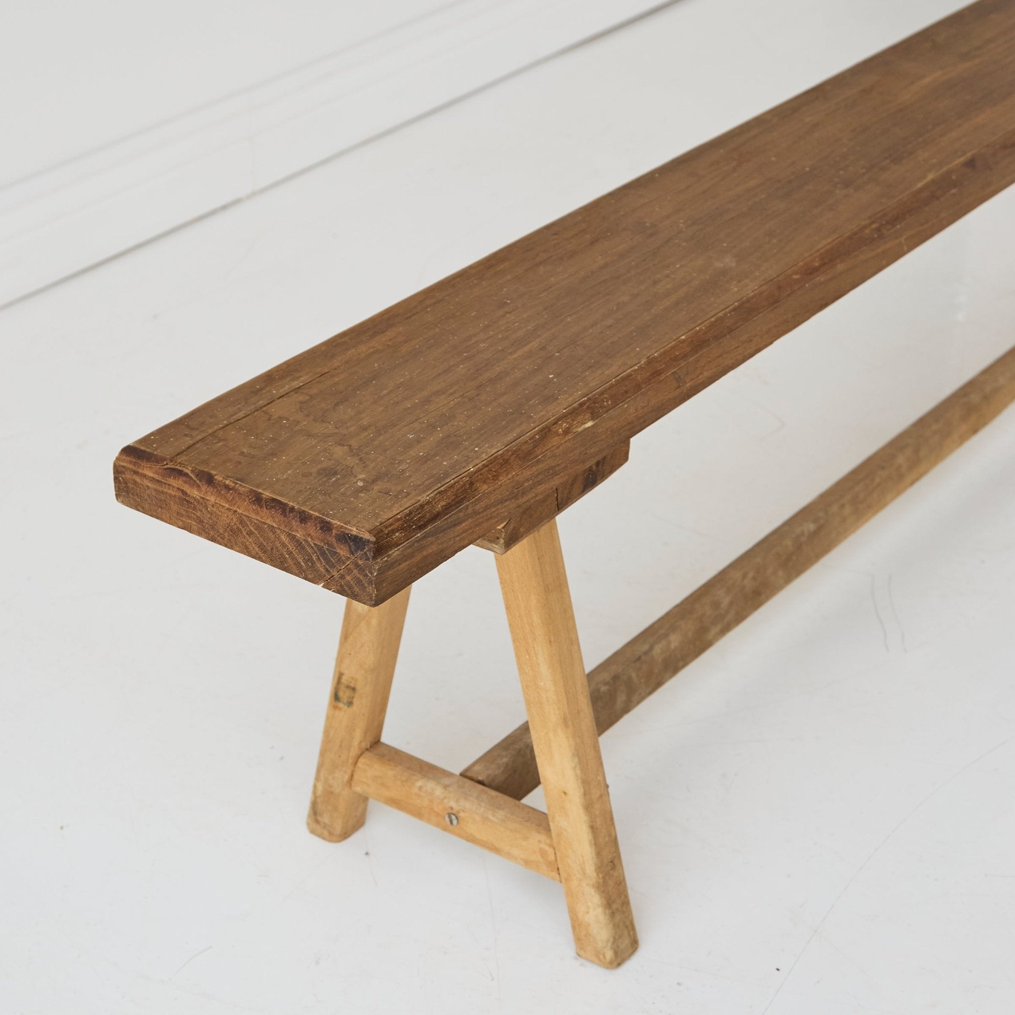 Oak Farm Bench - elsie green - furniture
