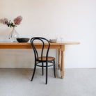 Oak Oval Farm Table - elsie green - Custom Furniture